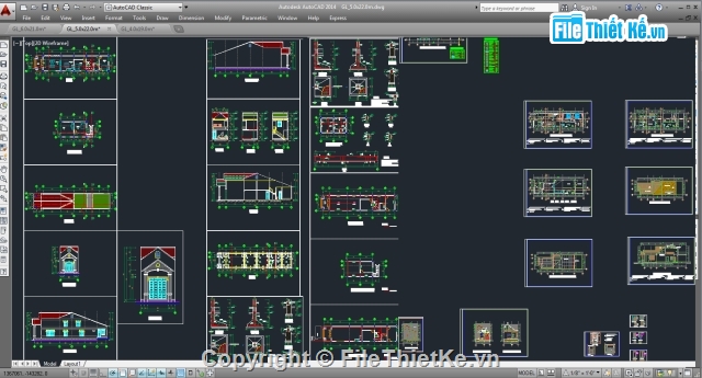 Mẫu nhà gác lửng,nhà cấp 4 5x22m,Nhà cấp 4 revit,nhà gác lửng,nhà cấp 4