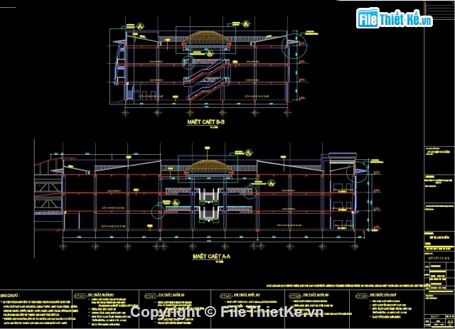 CAD Bản Vẽ Kiến trúc Siêu Thị Xanh 3 tầng 46x72m Cad Bản Vẽ Kiến Trúc Siêu Thị Xanh 3 Tầng 46X72M