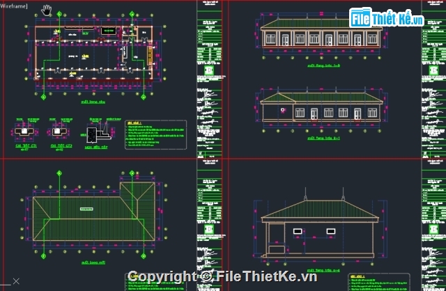 bản vẽ nhà ăn,Nhà ăn 9.1x28m,Cad nhà ăn 9.1x28m,thiết kế nhà ăn