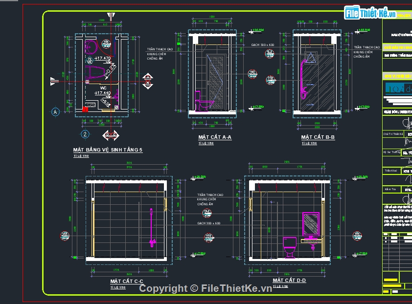 bản vẽ nhà vệ sinh,cad wc,cad tolet,triển khai tolet,chi tiết wc