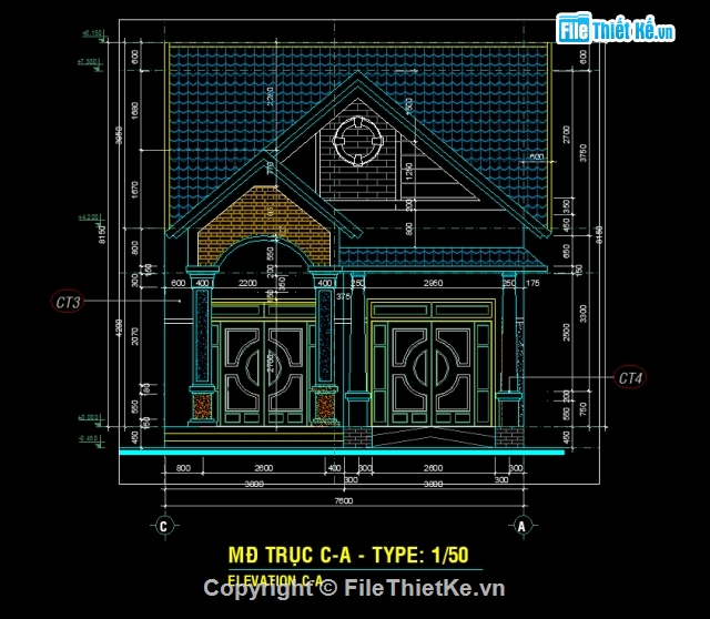 BIỆT THỰ PHỐ CẤP BỐN 8X18,biệt thự phố,thiết kế nhà phố,biệt thự 1 tầng,biệt thự 8x18m