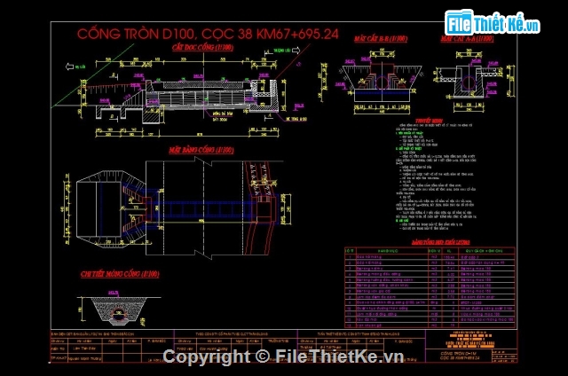 Bản vẽ thiết kế phần đường,Bản vẽ thi công Quốc lộ,Bản vẽ thiết kế cống,Bản vẽ thiết kế tường chắn,Tổng hợp khối lượng