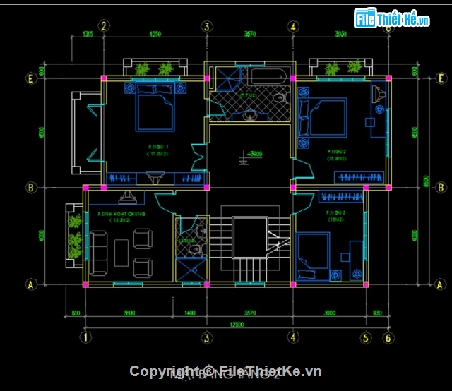 biệt thự 3 tầng,Biệt thự 3 tầng,kiến trúc biệt thự,bản vẽ biệt thự 3 tầng