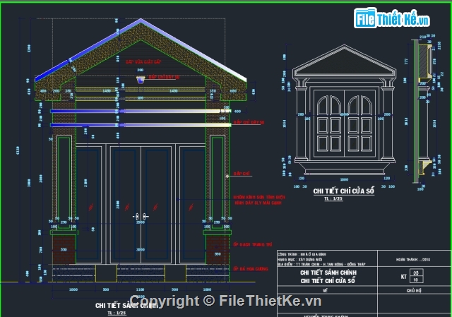 Nhà cấp 4,nhà cấp 4 đẹp,Kiến trúc,nhà cấp 4 gác lửng,Nhà cấp 4 kích thước 8x15.4m