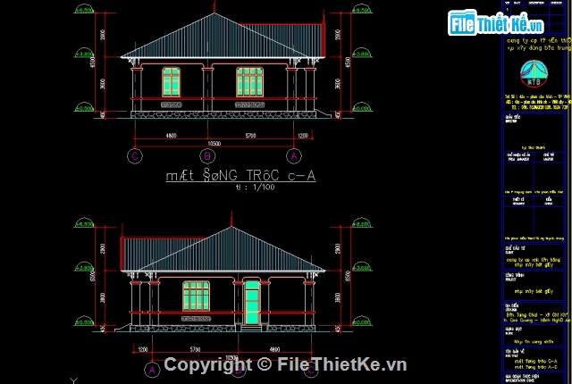 kiến trúc nhà ăn công nhân,nhà ăn công nhân,Nhà ăn 22 bàn,nhà ăn 10.5x20m