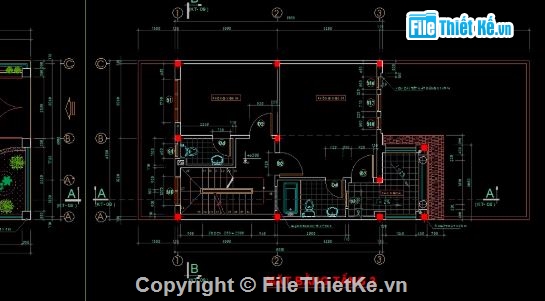 nhà phố 3 tầng,cad nhà phố 3 tầng,file cad nhà phố 3 tầng,file autocad nhà phố 3 tầng