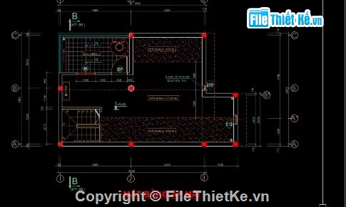 nhà phố 3 tầng,cad nhà phố 3 tầng,file cad nhà phố 3 tầng,file autocad nhà phố 3 tầng