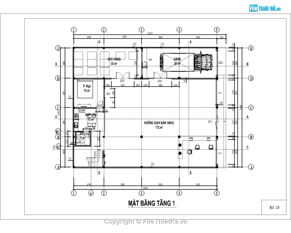 nhà hàng,bản vẽ cad nhà hàng,bản vẽ revit nhà hàng