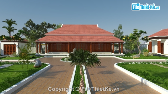cad nhà thờ,nhà thờ họ,bản vẽ cad nhà thờ,file cad nhà thờ đẹp,file cad nhà thờ họ,Nhà thờ họ 11x15m