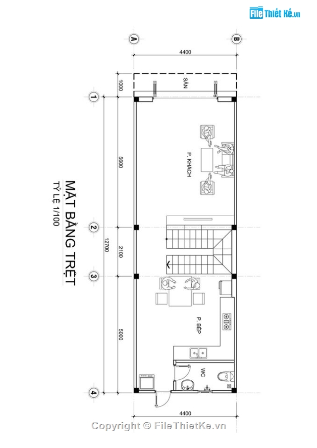 nhà 2 tầng,nhà phố 2 tâng,nhà phố 2 tầng 4.4x12.7m