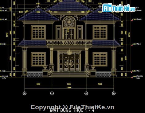 biệt thự 2 tầng,cad biệt thự 2 tầng,biệt thự 2 tầng file cad,biệt thự 2 tầng cad