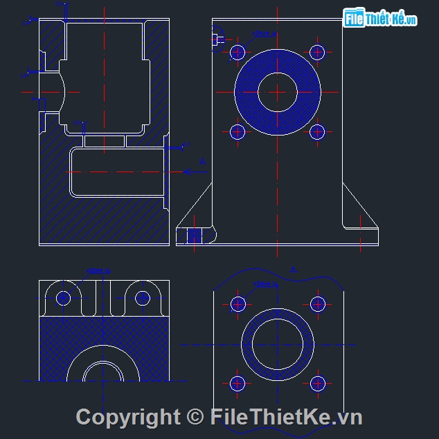 chế tạo,công nghệ,Cad đồ án,đồ án chế tạo máy thân giá đỡ,giá đỡ,đồ án chế tạo máy thân đỡ