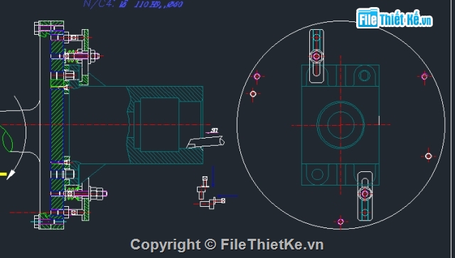 chế tạo,công nghệ,Cad đồ án,đồ án chế tạo máy thân giá đỡ,giá đỡ,đồ án chế tạo máy thân đỡ