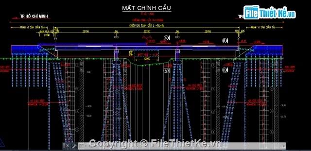 cầu chéo,cầu xiên,hồ sơ cầu  nhịp,cầu dầm I 25.7m,cầu qua kênh,bản vẽ mố trụ cầu