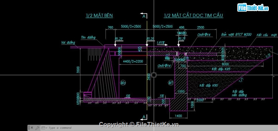 Cầu,cầu bản mố,cầu bản mố nhẹ