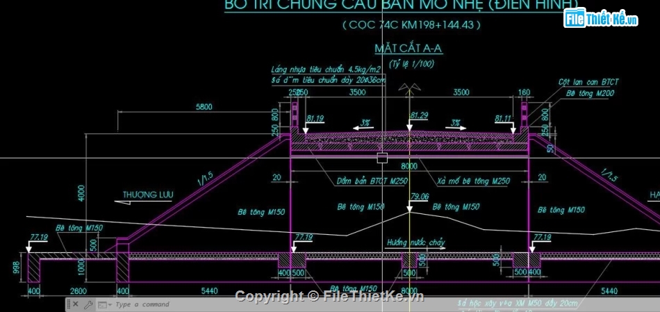 Cầu,cầu bản mố,cầu bản mố nhẹ