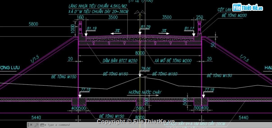 cầu bản,Cầu,cad cầu bản,bản vẽ cầu bản
