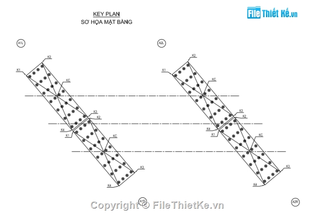 bản vẽ dầm bản,Cầu xiên góc,dầm bản rỗng,mố chữ u,l=24m,dầm bản dự ứng lực