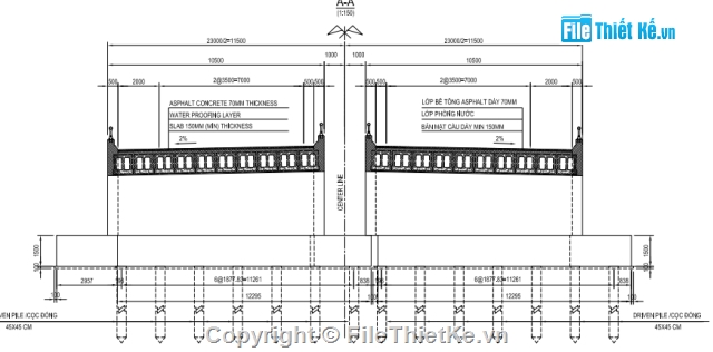 bản vẽ dầm bản,Cầu xiên góc,dầm bản rỗng,mố chữ u,l=24m,dầm bản dự ứng lực