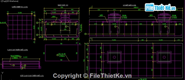 Cầu tạm bằng thép,Bản vẽ cầu dầm thép,cầu dầm L=14 b=3.5m,thiết kế cầu dầm thép l=14m