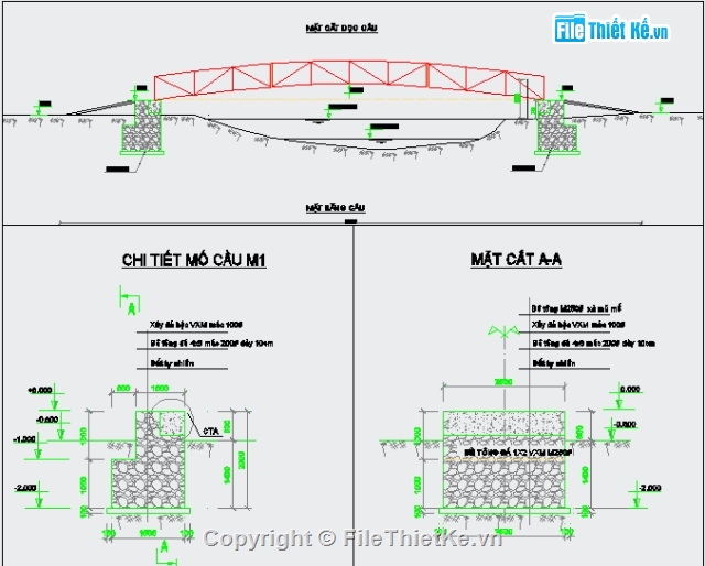 Cầu giá rẻ,cầu thép dân sinh,cầu vượt lũ,Cầu dân sinh vượt lũ,Cấu tạo bằng ống thép mã kẽm