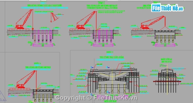 thiết kế bản vẽ,bản thiết kế,thiết kế thi công,Bản vẽ thi công,Cầu Vòm ống thép nhồi bê tông,cầu vòm