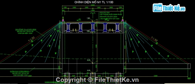 Bản vẽ,Cầu,Bản vẽ Cầu dầm 33m,Bản vẽ dầm I,dầm I 33m,thiết kế cầu