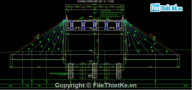 Bản vẽ,Cầu,Bản vẽ Cầu dầm 33m,Bản vẽ dầm I,dầm I 33m,thiết kế cầu