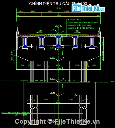 Bản vẽ,Cầu,Bản vẽ Cầu dầm 33m,Bản vẽ dầm I,dầm I 33m,thiết kế cầu