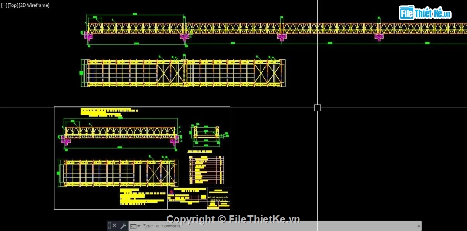Cầu tạm,file cad cầu tạm,bản vẽ cầu tạm