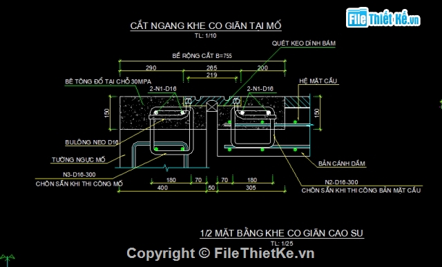 khe cầu,khe co giãn,mối nối,cao su,khe co giãn cao su,dầm I