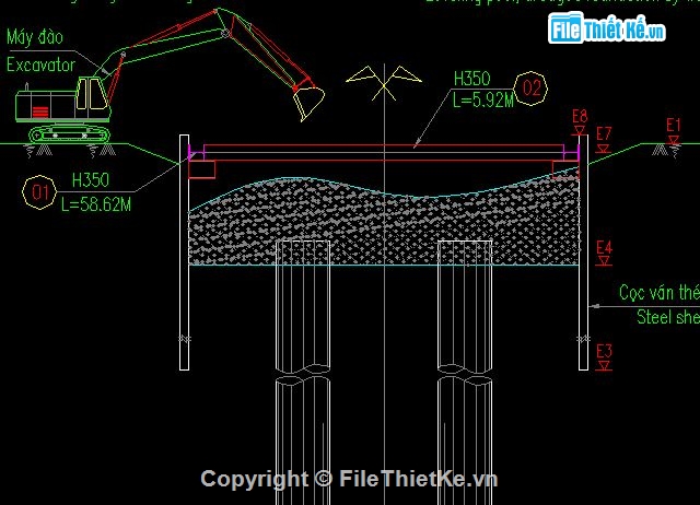 biện pháp thi công trụ cầu,biện pháp thi công cầu,thi công trụ,thi công trụ ngập nước