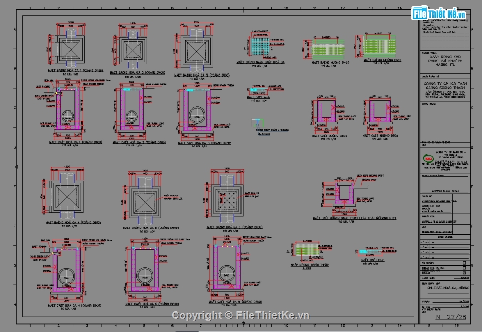 File cad bể tự hoại,chi tiết bể chứa,bể phốt,chi tiết bể lắng