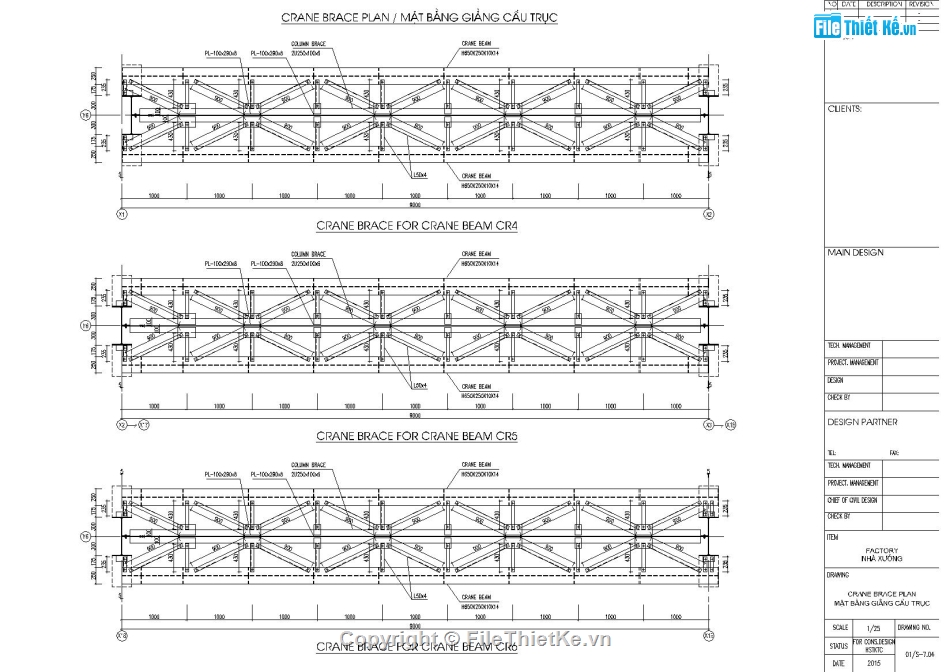 Bản vẽ cầu trục 5T,Chi tiết cầu trục 40m,Kết cấu dầm cầu trục,Dầm cầu trục nhà xưởng,Thiết kế dầm đỡ cầu trục,Chi tiết dầm cầu trục