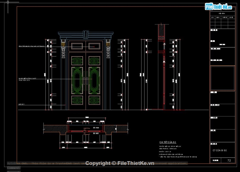 thiết kế cửa,cad cửa,chi tiết cửa,bản vẽ cửa