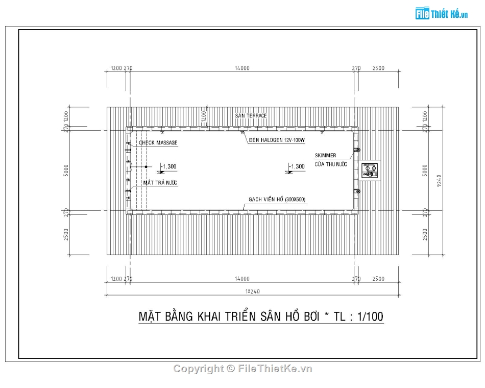 Bản vẽ autocad hồ bơi,xay dung ho boi,thi cong ho boi,thiết kế hồ bơi