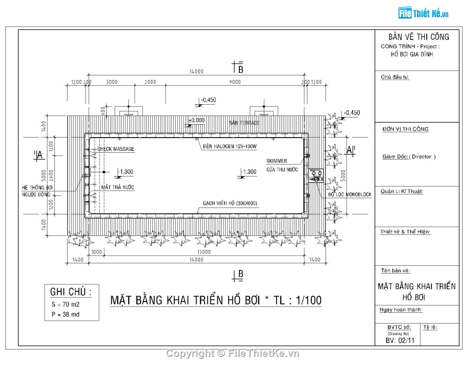 Bản vẽ autocad hồ bơi,xay dung ho boi,thi cong ho boi,thiết kế hồ bơi