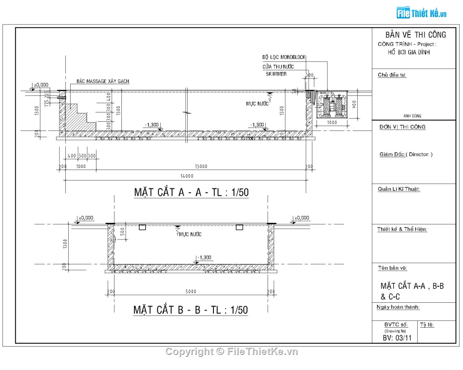 Bản vẽ autocad hồ bơi,xay dung ho boi,thi cong ho boi,thiết kế hồ bơi