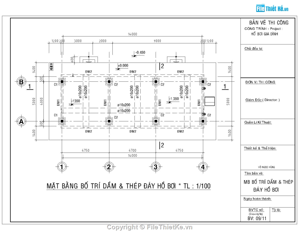 Bản vẽ autocad hồ bơi,xay dung ho boi,thi cong ho boi,thiết kế hồ bơi