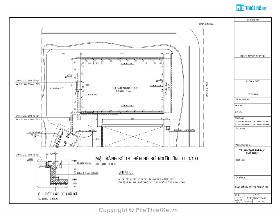 kết cấu bể bơi,kiến trúc bể bơi,file autocad bể bơi,mẫu bể bơi