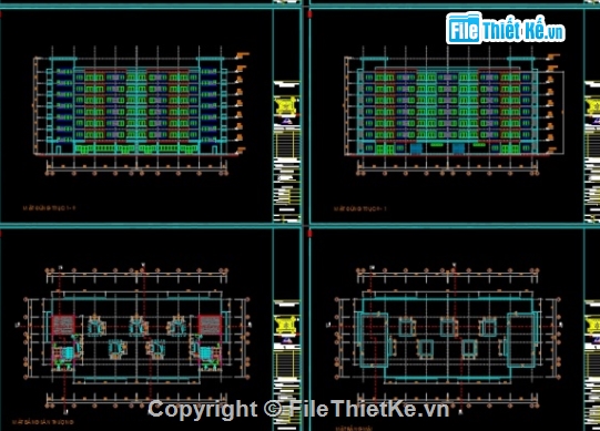 Chung cư 6 tầng,cad chung cư 6 tầng,chung cư 6 tầng file cad