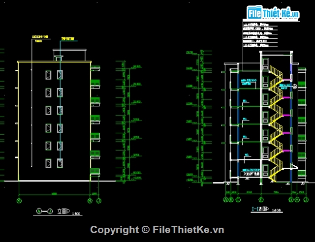 thiết kế chung cư,chung cư 6 tầng,chung cư đẹp