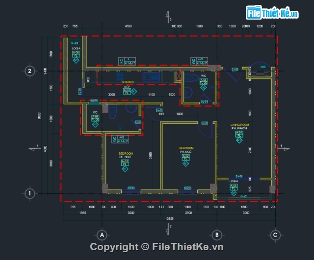 chung cư 9 tầng,nhà ở xã hội,bản vẽ chung cư,bản vẽ chung cư 9 tầng,chung cư 9 tàng 16.8x27.75m