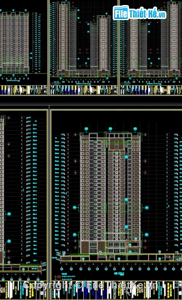 Chung cư An Bình,cad chung cư An Bình,File cad chung cư An Bình