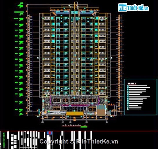 Chung cư 16 tầng,cad chung cư 16 tầng,chung cư 16 tầng cad