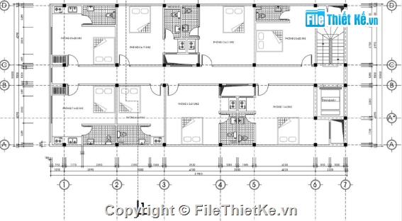 chung cư 6 tầng,cad chung cư 6 tầng,file cad chung cư 6 tầng