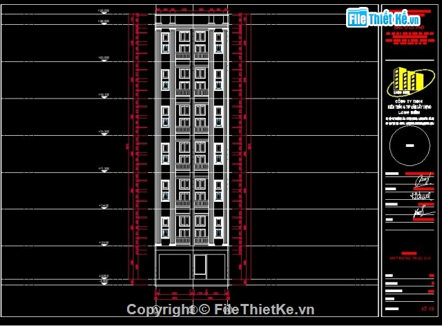 chung cư mini,Sketchup nội thất chung cư,chung cư 7 tầng 7.8x25.4m,Chung cư mini 7 tầng 7.8x25.4m