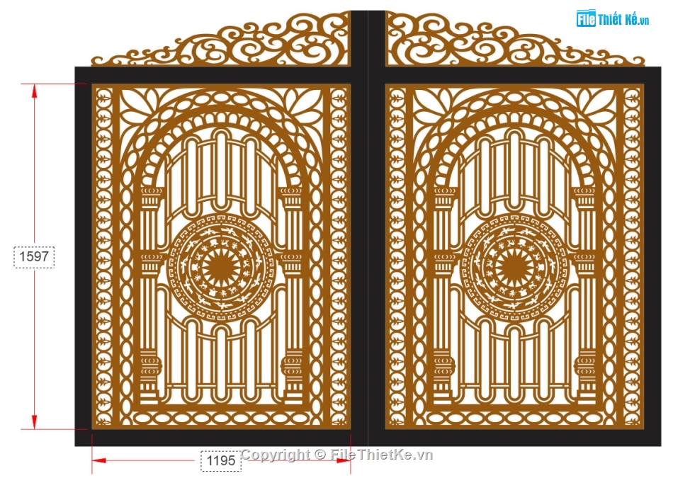 Cổng 2 cánh cnc,file cnc cổng 2 cánh,mẫu cnc cổng 2 cánh