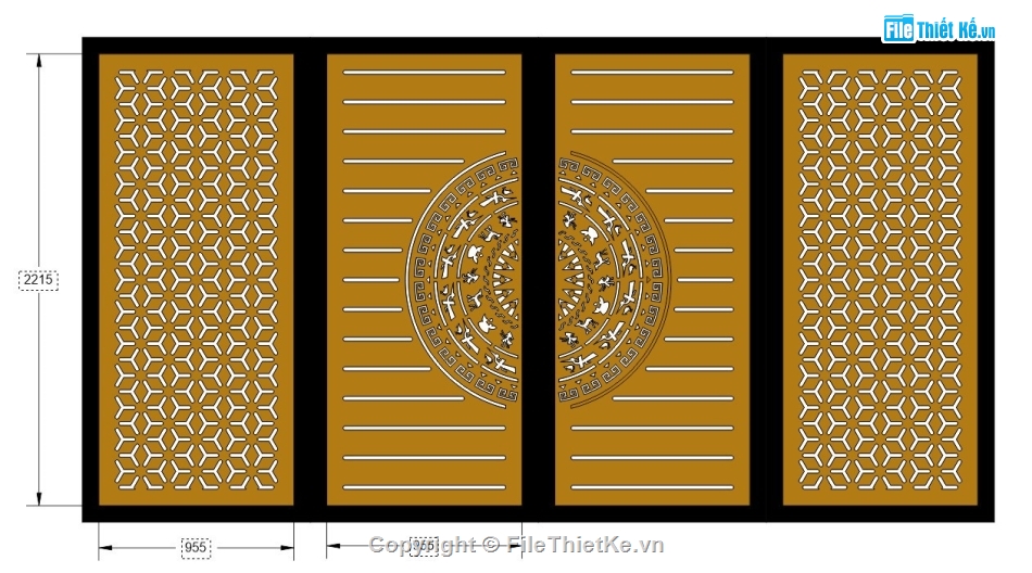 CNC cổng 4 cánh,file cnc cổng 4 cánh,mẫu cnc cổng 4 cánh