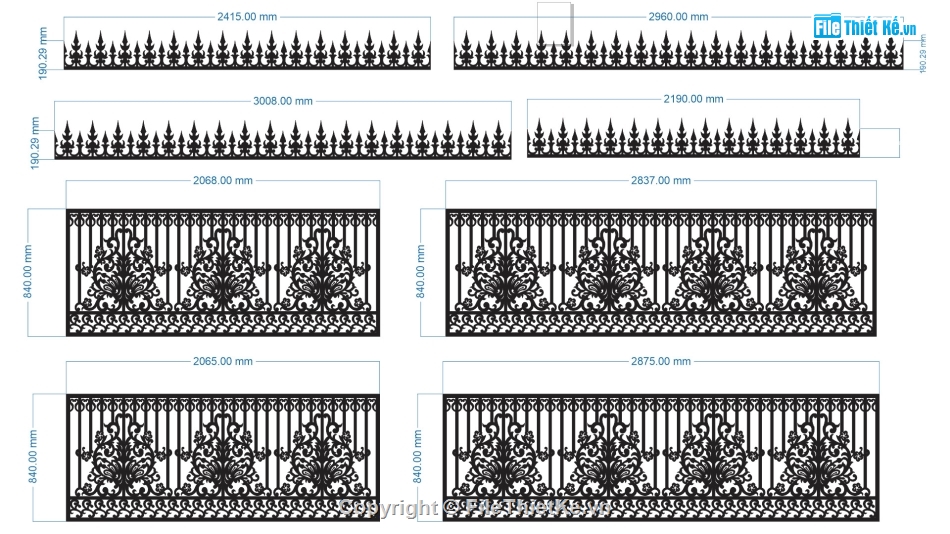 hàng rào đẹp,hàng rào,Mẫu hàng rào CNC đẹp